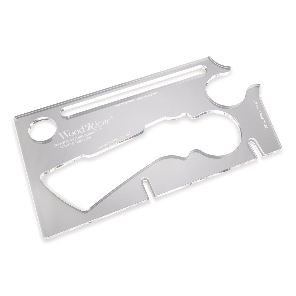 WOODRIVER Cleaver Cutting Board Router Template