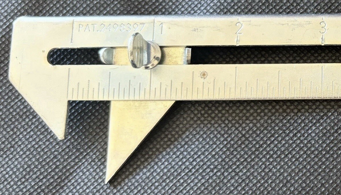 Cain Manufacturing 6" Sheet Metal Marking Ruler Scribe