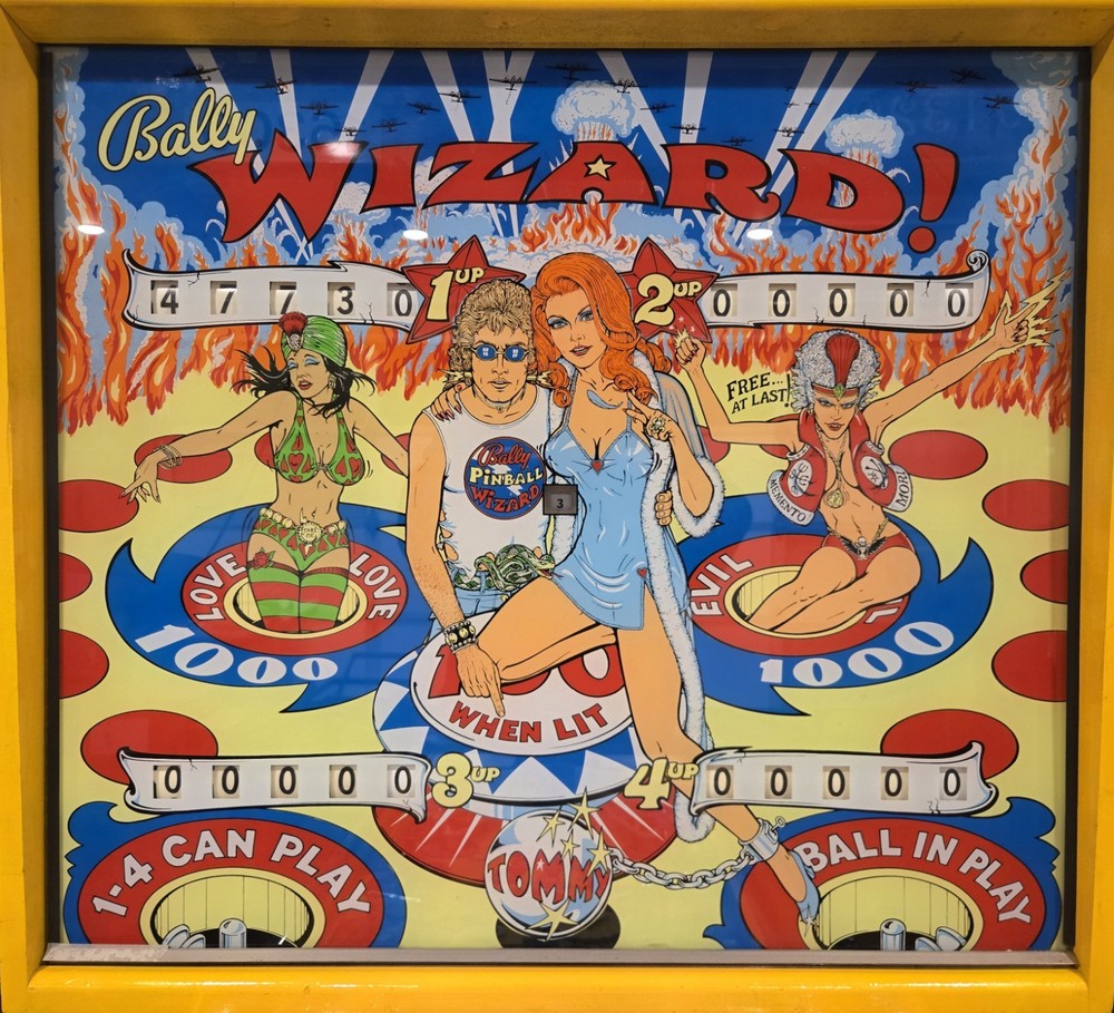 Restored Wizard! Pinball Machine (Bally) 1975