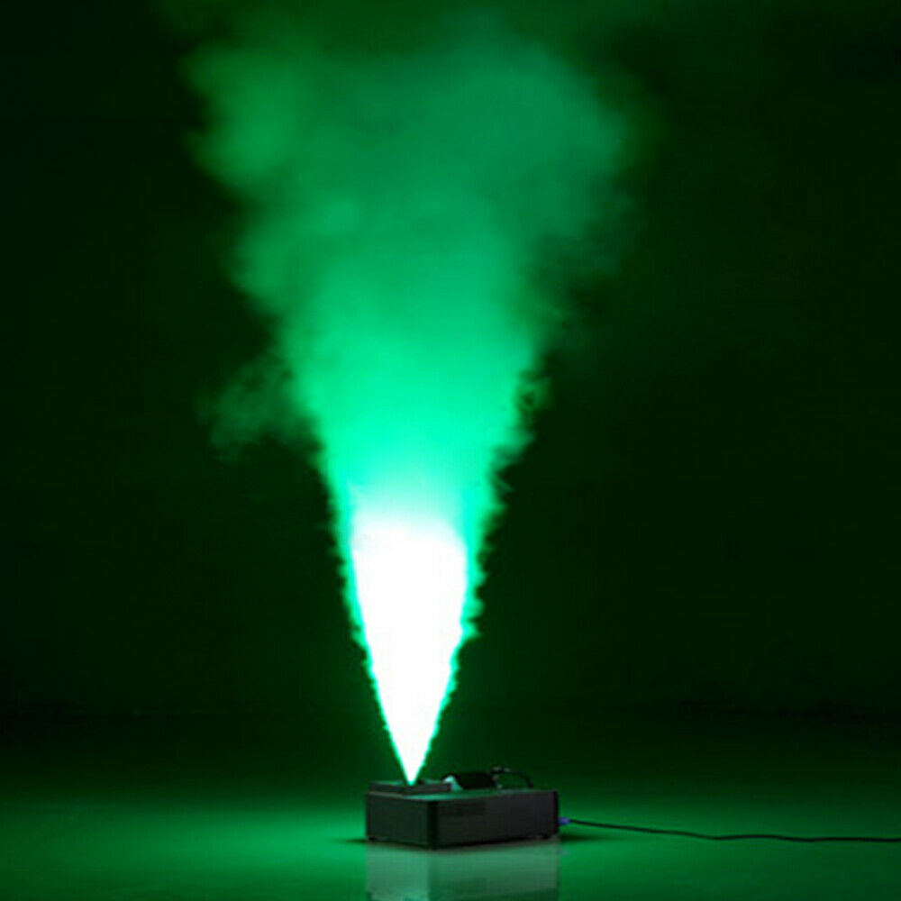 Smoke Fog Machine RGB 24 LED Light DMX DJ Party Vertical Spray Fog Stage Light