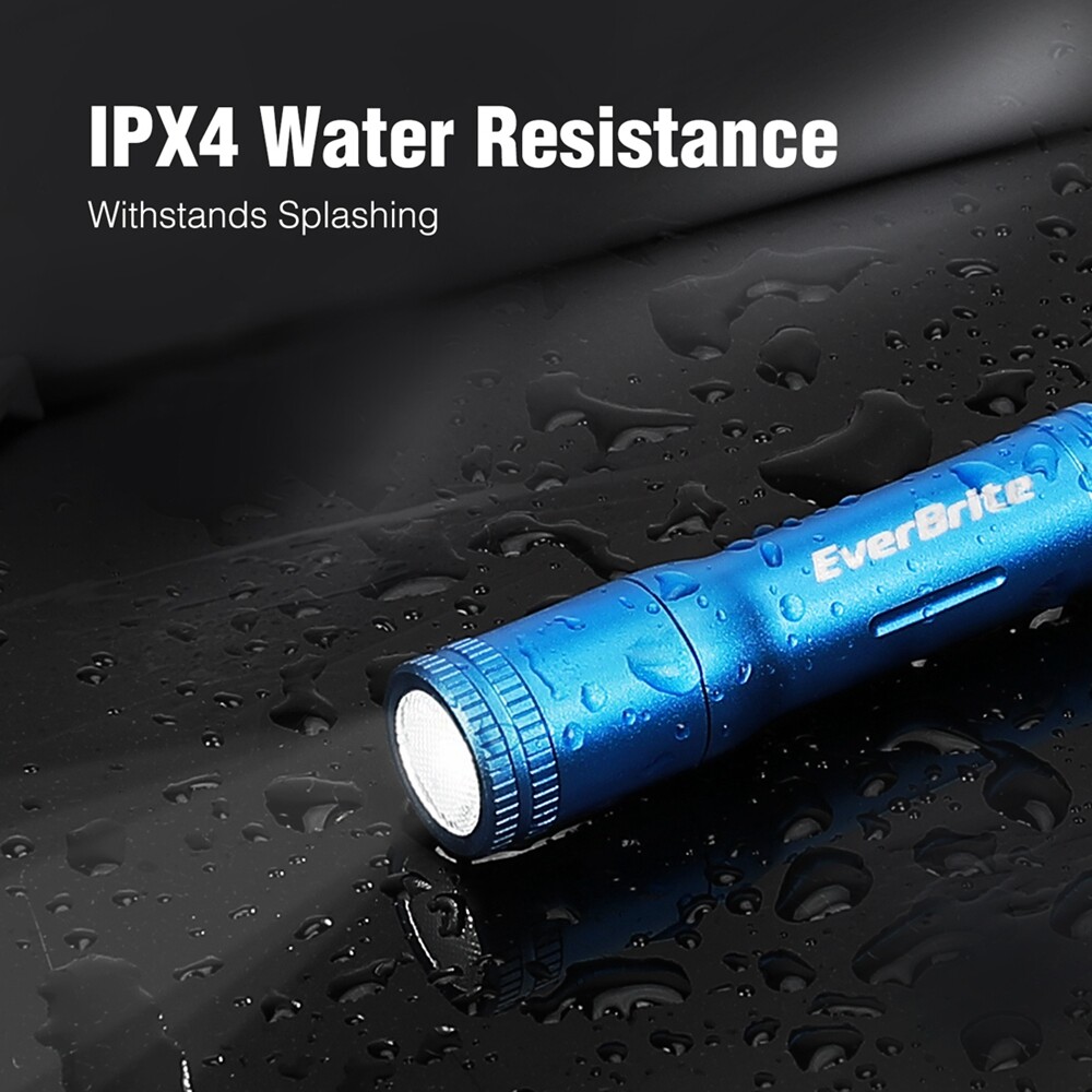 EverBrite Keychain LED Flashlight Mini Bright Key Ring Portable Pocket Torch NEW