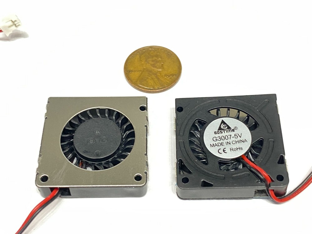 2 Pieces  Blower fan 3007 5V 30mm 7mm 3cm mini small cpu 3d printer micro E20
