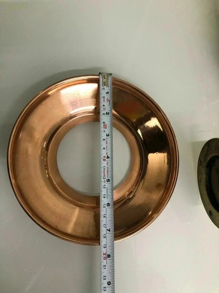 Nautical Marine Solid Brass Passageway Ship Bulkhead Light - Copper Shade 3pcs