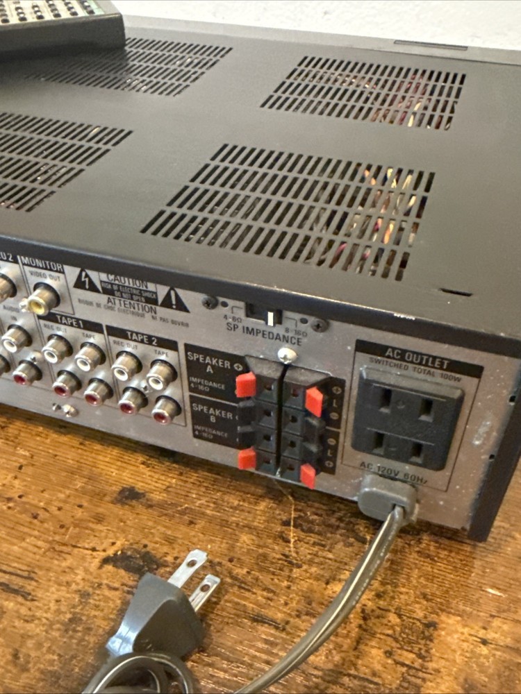 Sony STR‑AV460 Stereo Receiver — W / Remote Bundle Excellent EUC — Fully Tested