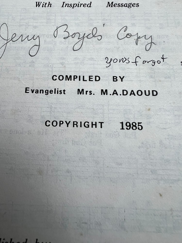Songs with a Message Softcover 1985