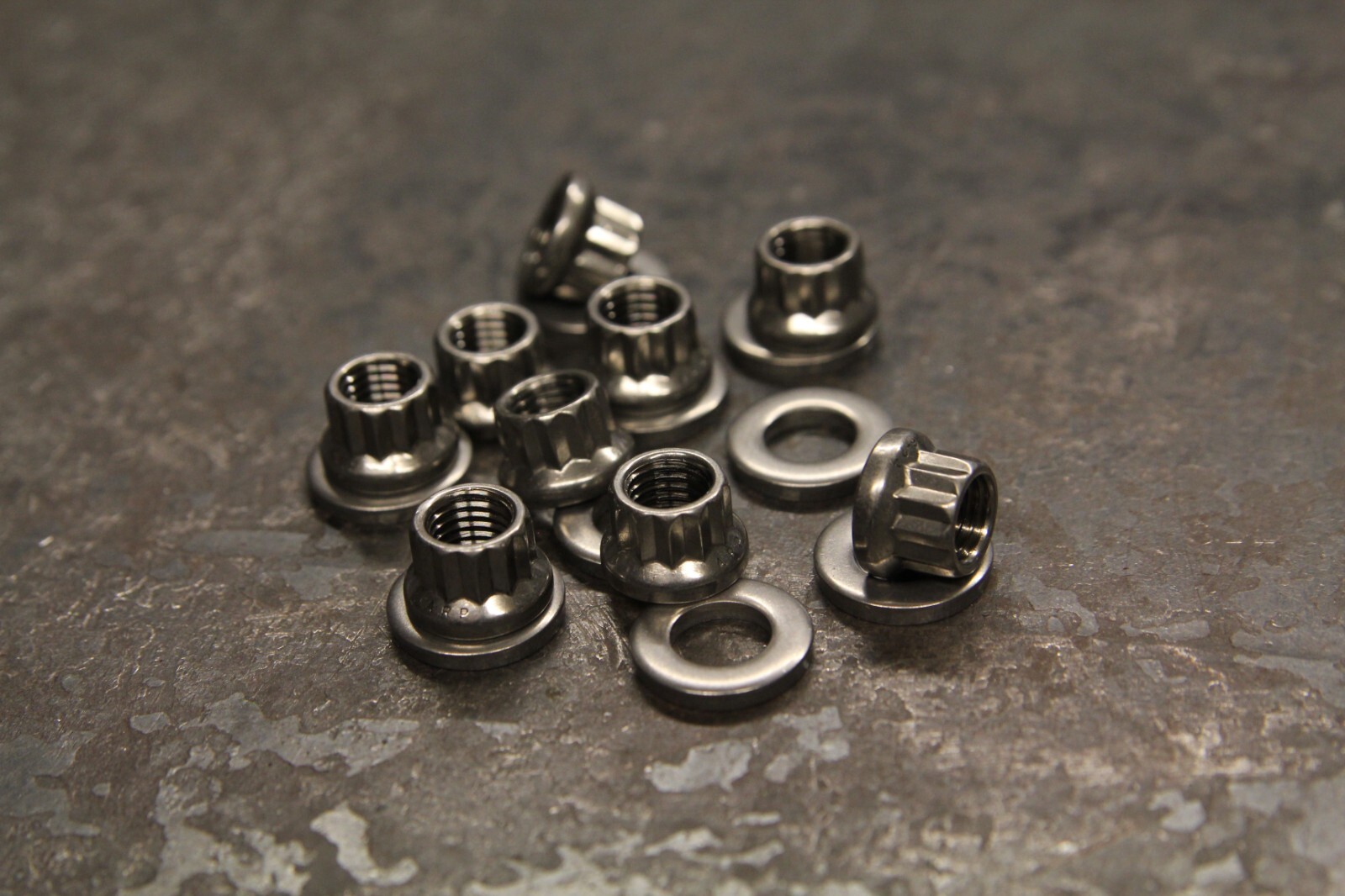 Harley 36-84 4 speed transmission kicker cover stainless 12 point aircraft nuts