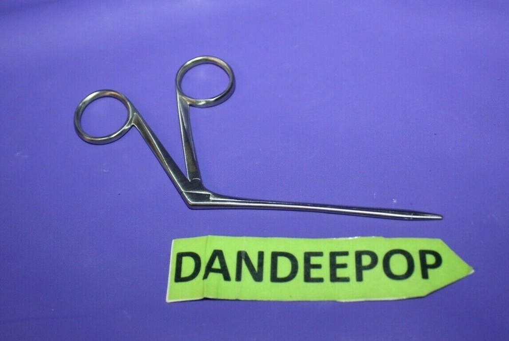 PS Stainless SCL 3" Angled Offset  Surgical Surplus Satin Finish Scissors  6"