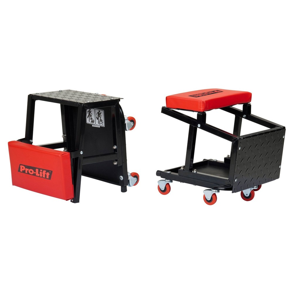 300 lb Creeper Seat/Stool Combo Comfortable Seating Stable Mobility New
