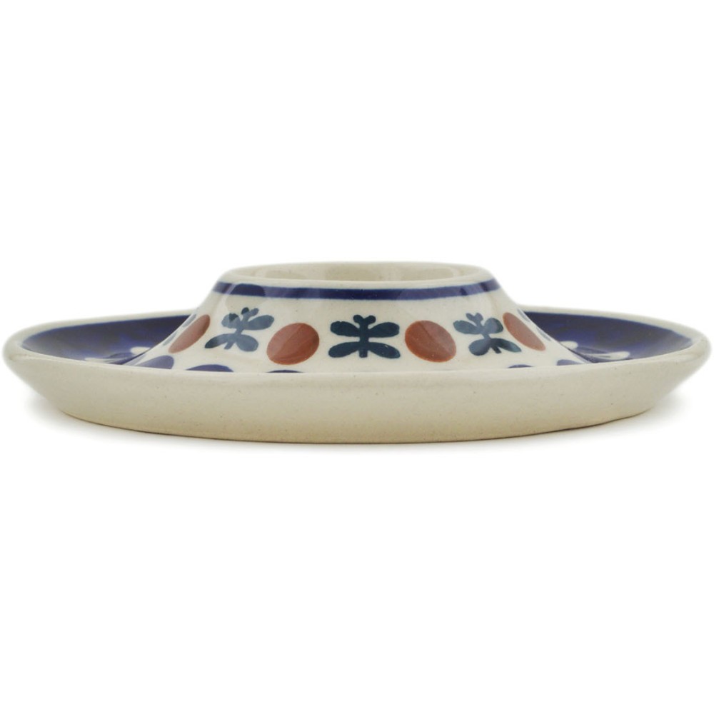 Polish Pottery Egg Plate 5" Mosquito
