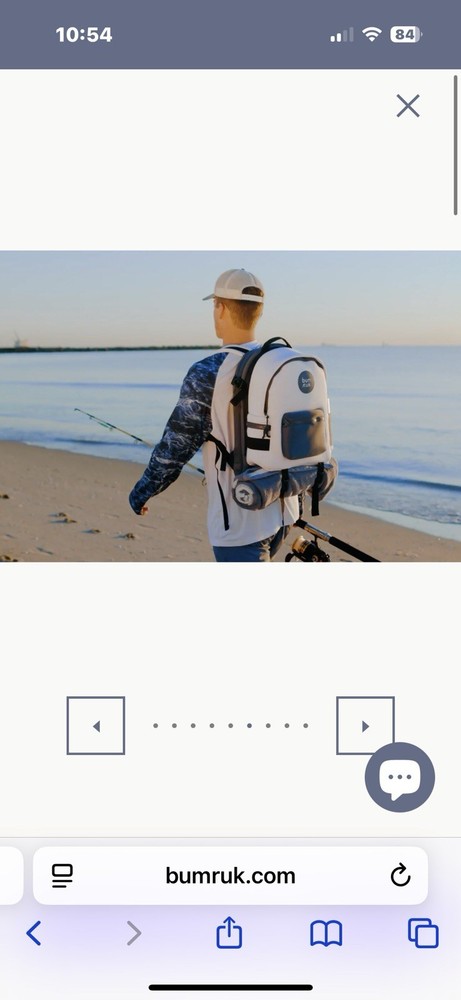 New Bumruk Beach Backpack Chair Comfortable Convenient and Adjustable back