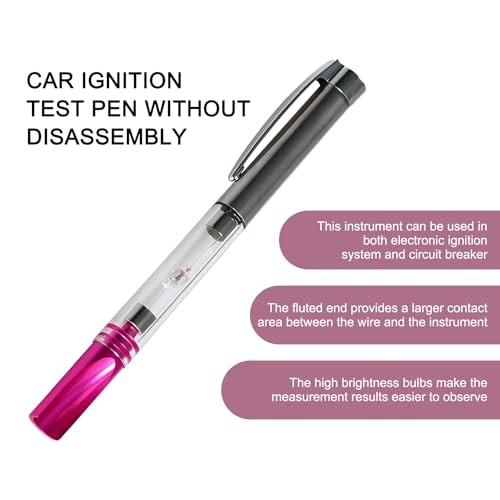 Pack-1 Car Ignition Test Pen, 4.84" Long Engine Indicator Spark Plug Coil