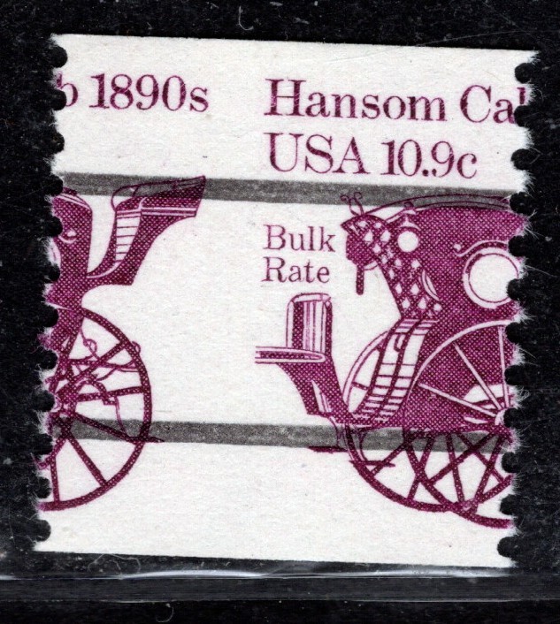 Perfectly Flawed MNH EFO Misperf Error SN 1904a - 10.9¢ Hansom Cab