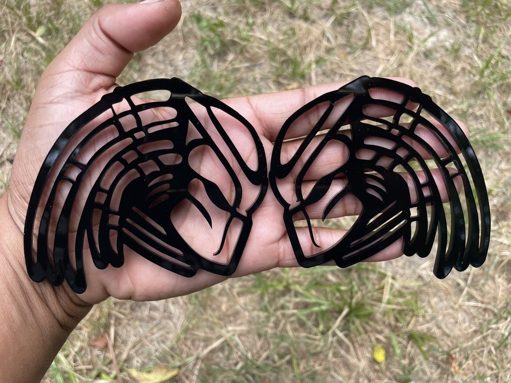 Predator Emblem Badge’s Custom Black New