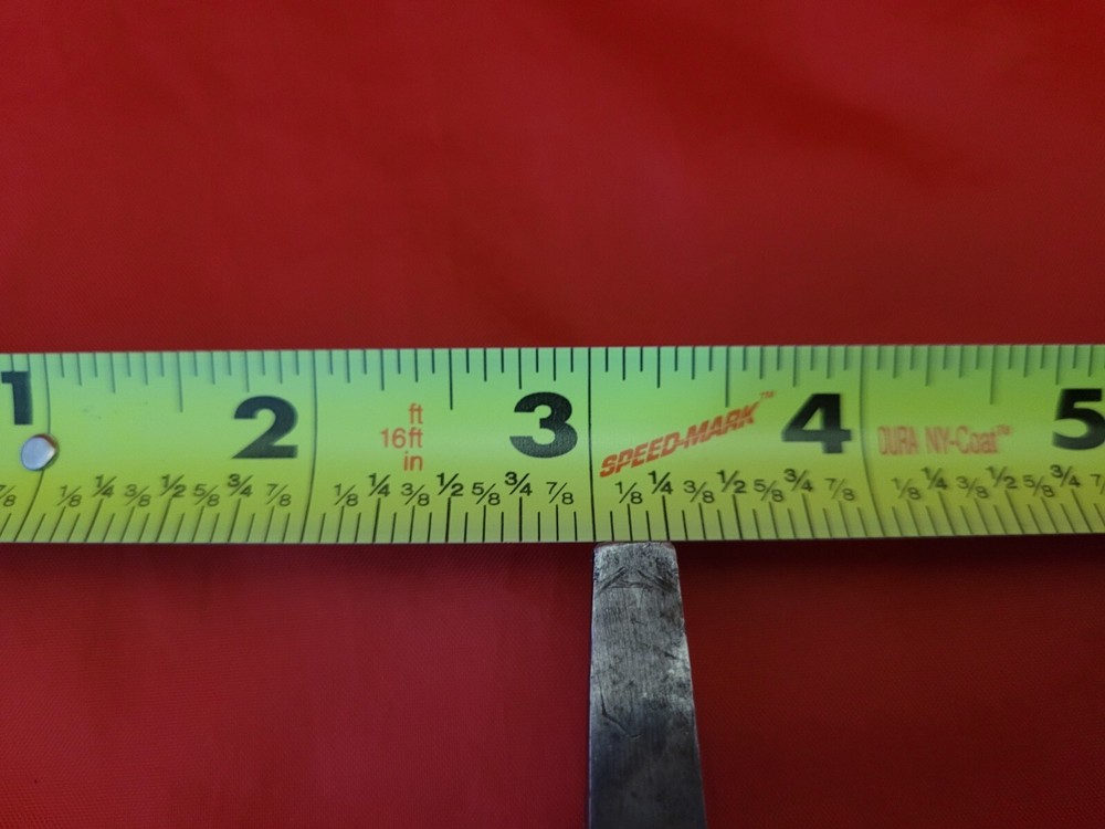 MAC 1/4" Flat Slotted Head Square Shank Screwdriver Wood Handle S3