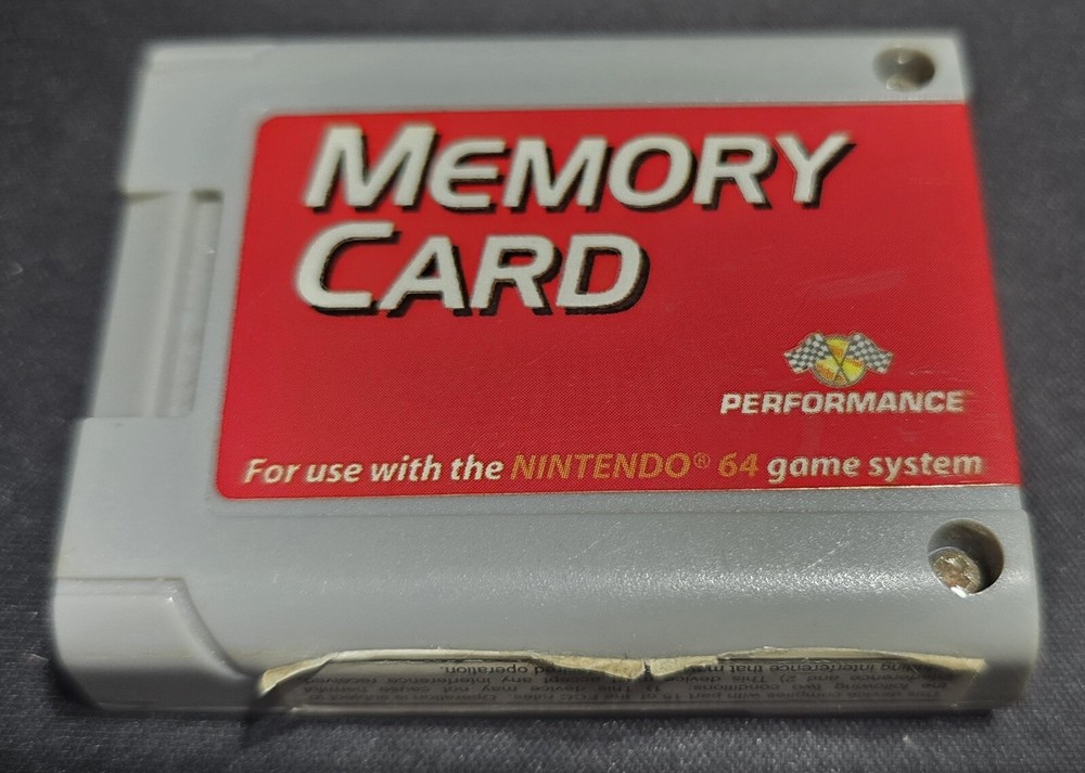 Performance Brand Memory Card Controller Pak pack Nintendo 64 N64 P-302E G/VG cn