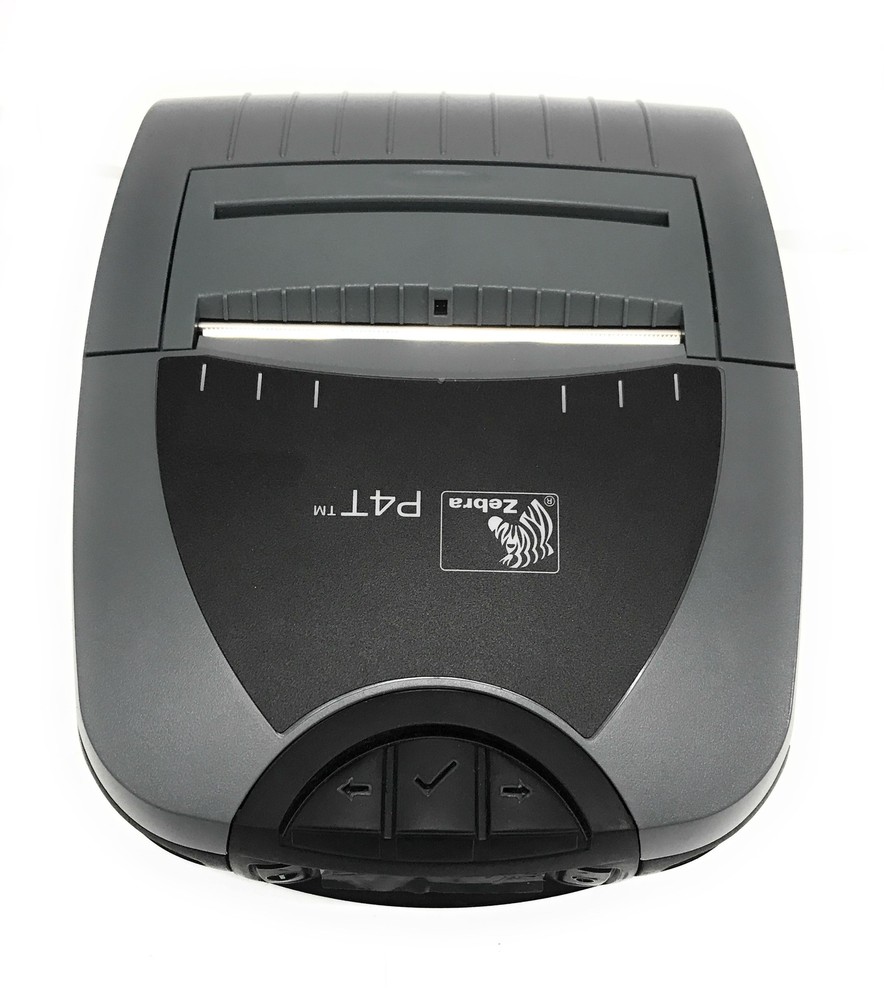 Zebra P4T Mobile Thermal Transfer Printer 4" Wide Labels Bluetooth/USB