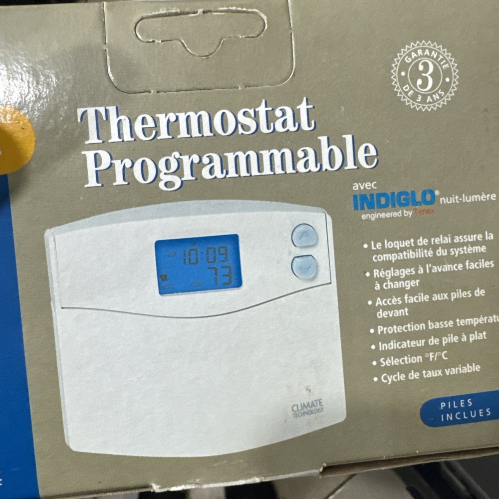 CTC THERMOSTAT 43154A PROGRAMMABLE SINGLE STAGE