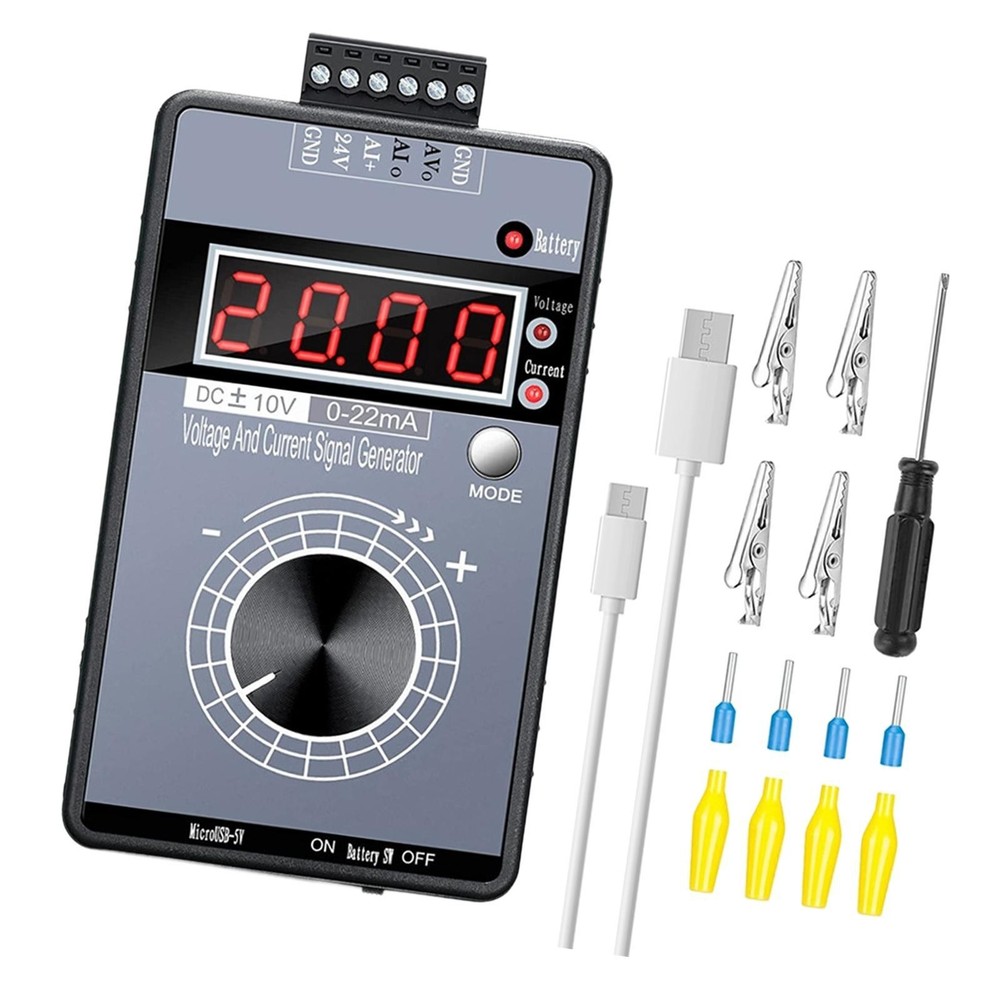 Adjustable Signal Generator Current Voltage Analog Simulator Debugging Handheld