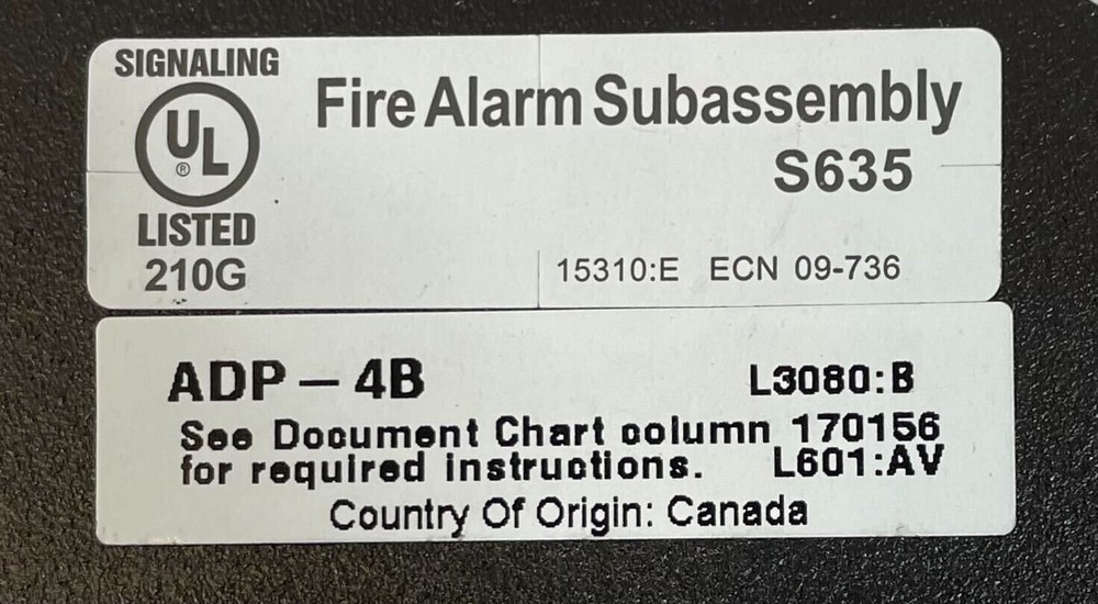 Notifier ADP-4B | Same Day Shipping (SEALED)