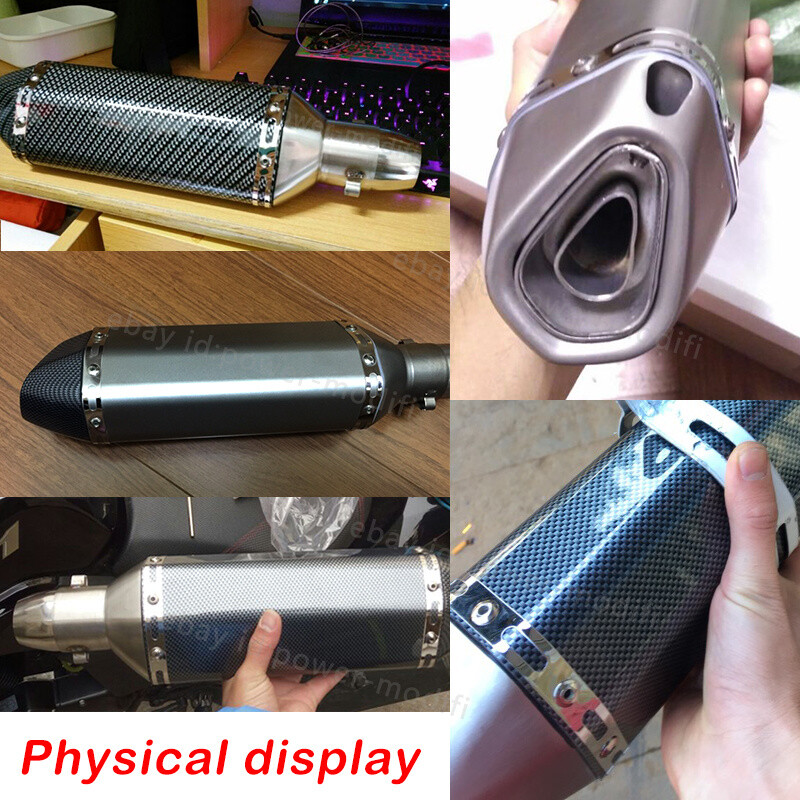 51MM For Yamaha YZF-R3 R25 MT-03 2016-2025 Steel Exhaust Muffler Mid Link Pipe