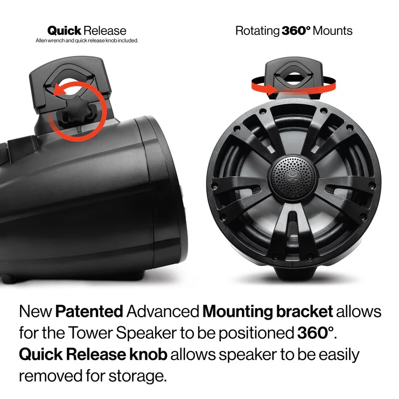 ECOXGEAR ExtremeTower Speakers ET08 - 2 Passive Extreme 8 inch Tower Speakers