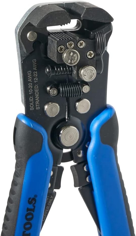Klein Tools 11061 Self-Adjusting Wire Stripper / Cutter, Blue/Black