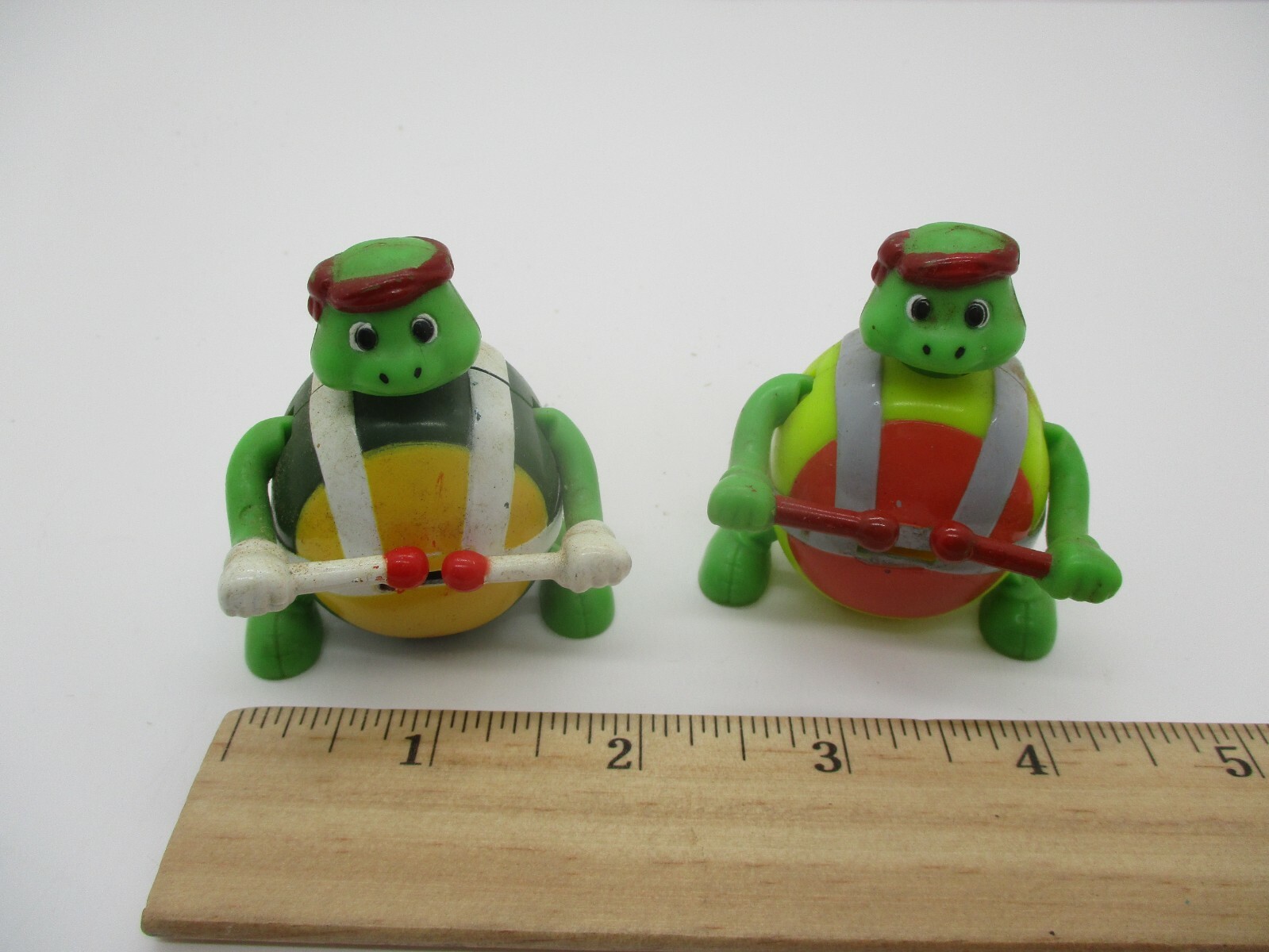 2 Wind-Up Turtles Playing Drums (which are missing)