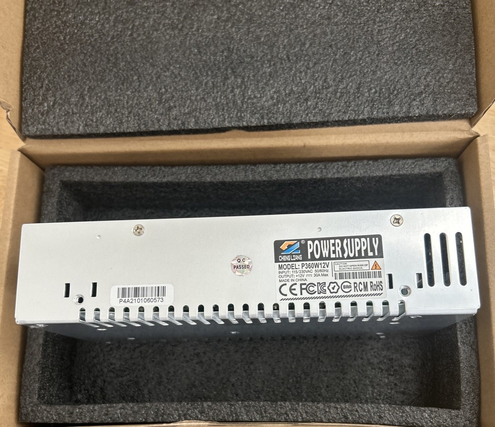Creality 12V Power Supply Model #P360W12V For 3D Printer