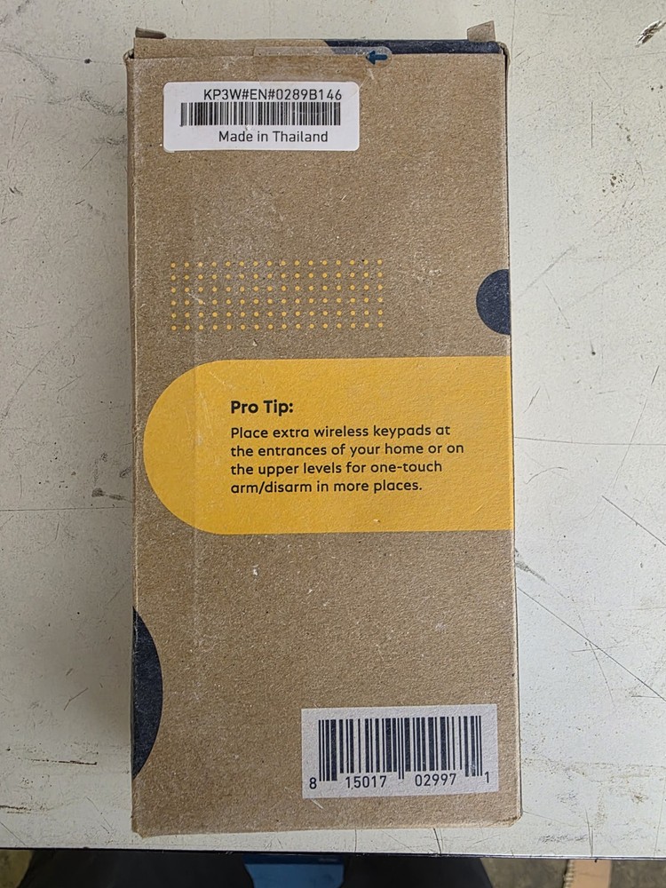 SimpliSafe Wireless Keypad Alarm System Accessory New Open Box