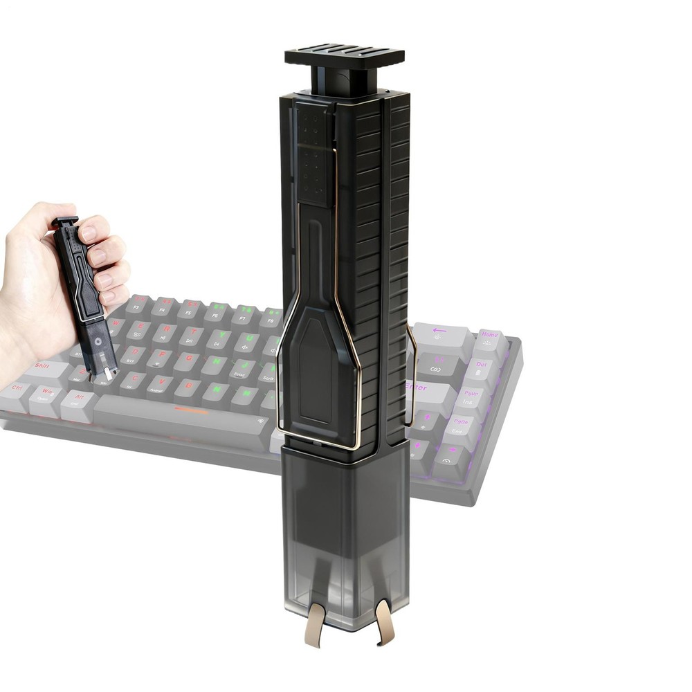 Keyboard Puller 2 in 1 Maintenance Tools with 4-Claw Grip Keycap