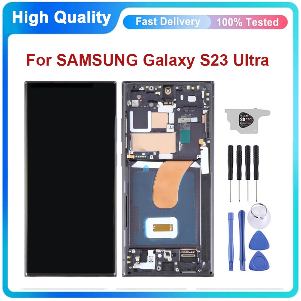 OLED Screen Replacement for SAMSUNG Galaxy S23 Ultra Touch Digitizer LCD Display