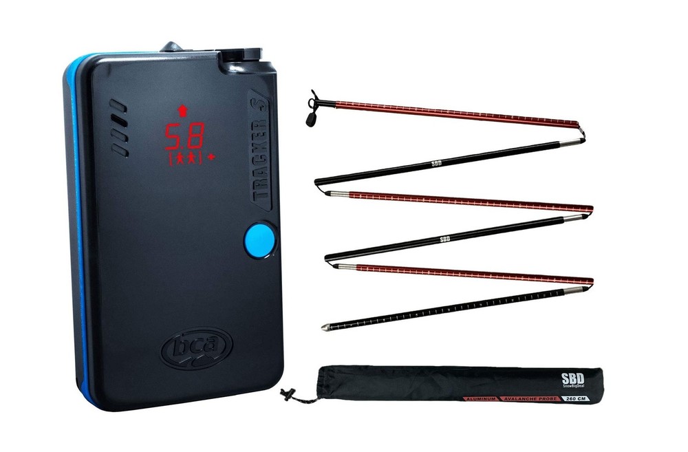 BCA Backcountry Access Tracker S Avalanche Beacon + Avalanche Probe