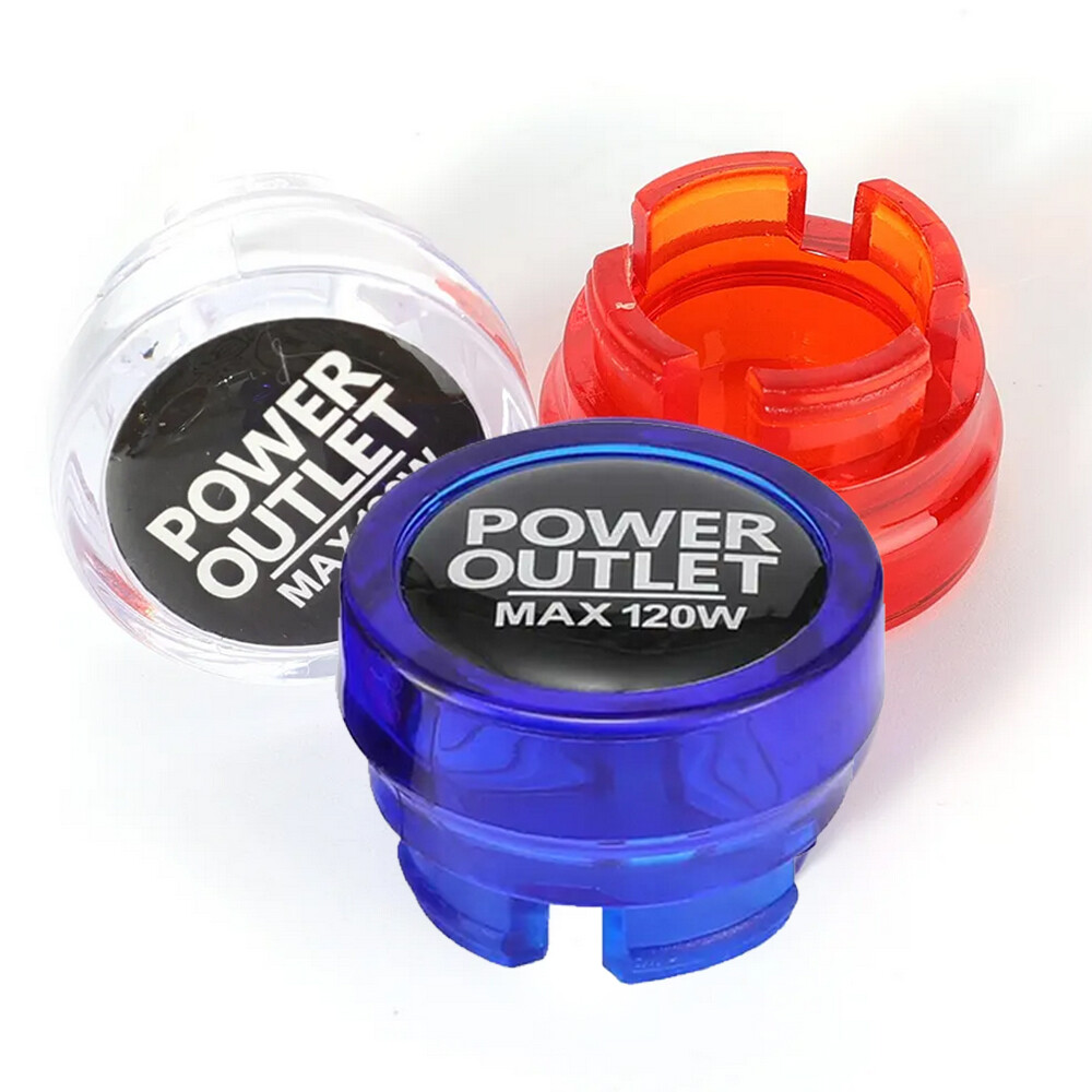 Car Interior Cigarette Lighter Cover Power Outlet Button Socket Plug Cap Cover