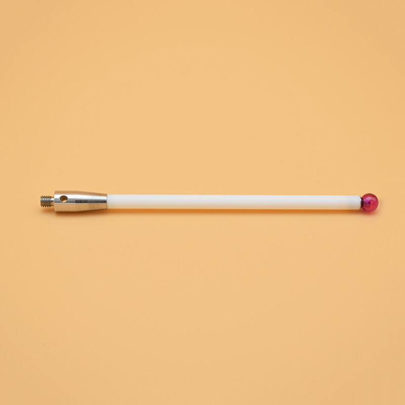 M4 CMM Probe Stylus, 6mm Ruby Ball, Ceramic Stem,L100mm,Compatible A-5000-3712