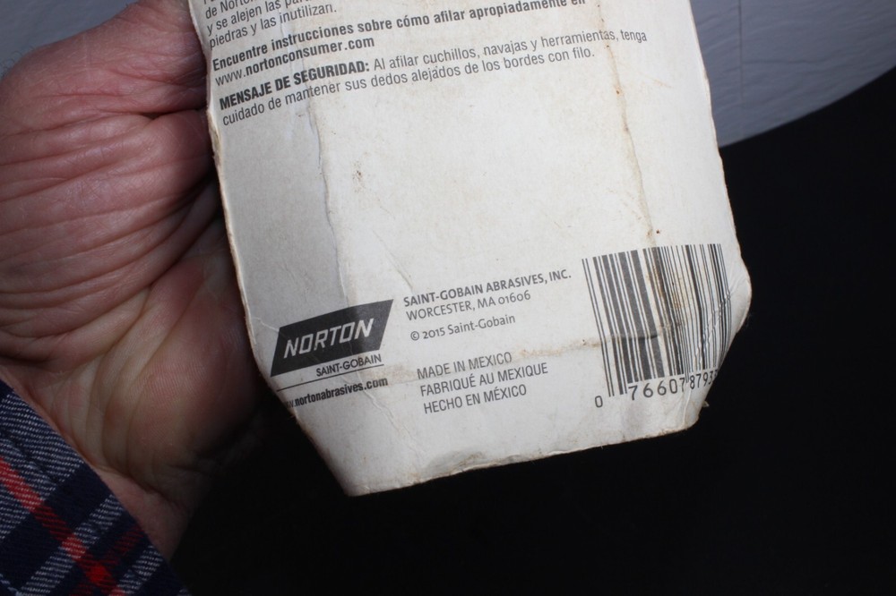 Norton Coarse/Fine Sharpening Stone NOS