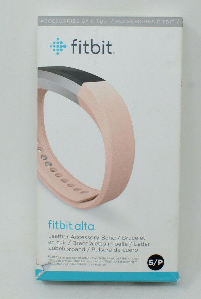 Fitbit Alta Large Leather Band - Blush Pink