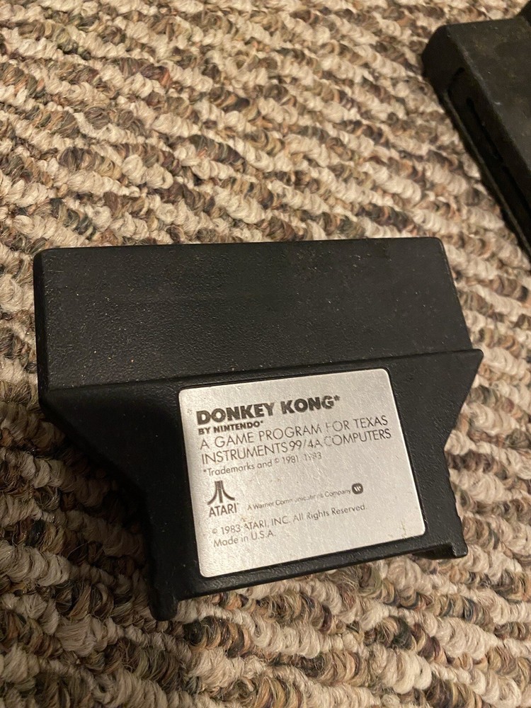 TI 99 4 Computer Bundle Texas Instruments Tested Working Includes Adaptor Games