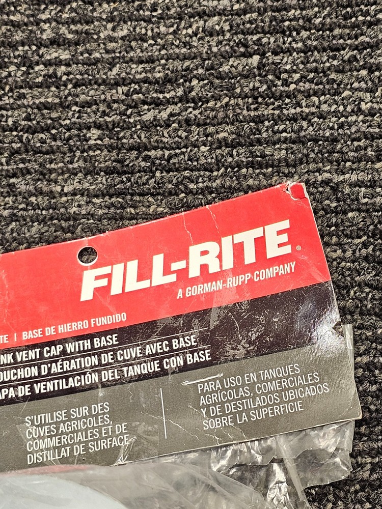 Fill-Rite FRTCB Vented Fill Cap with 2" Base