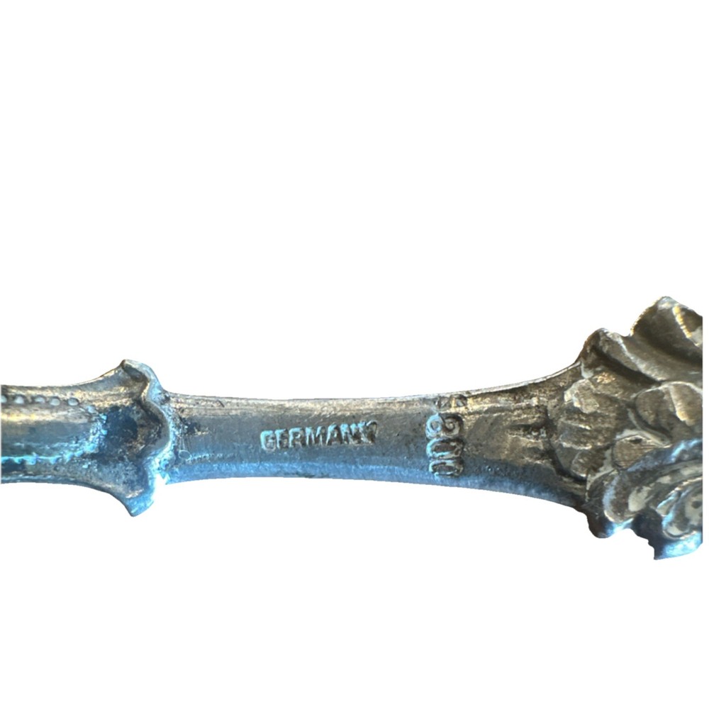 Ornate German Bon Bon server .800 silver