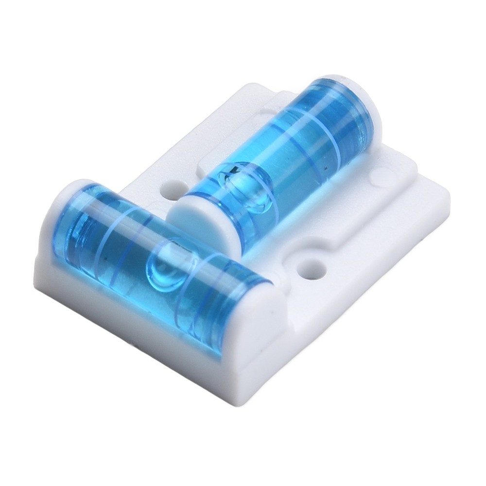 2pcs Horizontal Plastic T TypeLevel Scope Measuring Bubble Inclinometer