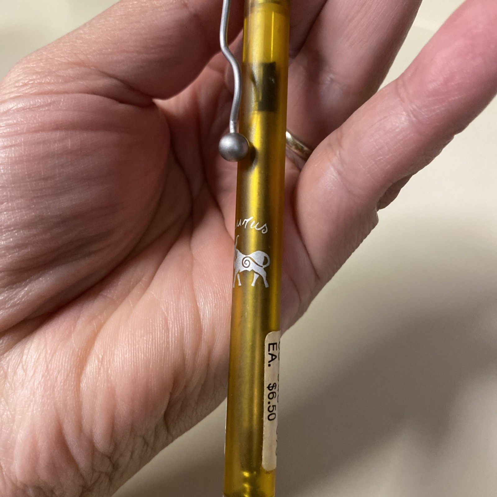 Vintage Victorias Secret Limited Edition Black Ink Dried Taurus Line Y2K