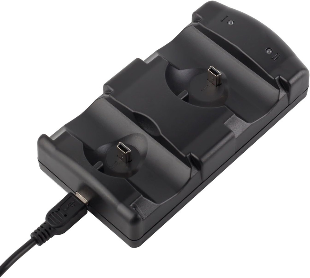PS3 Controller Charging Dock Charging Station 2 in 1 with LED light Indicator Co