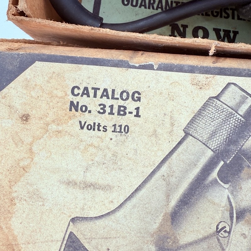 Vintage Sunbeam Stewart Shearmaster Electric Sheep & Goat Shears Model 31B-2