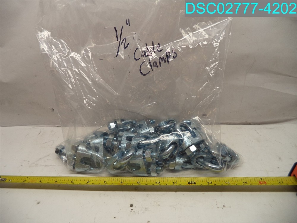 QTY=20: Unbranded 1/2 in. Wire Cable Clamp