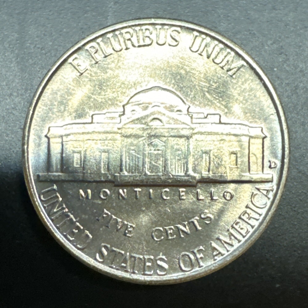 1956 D Jefferson Nickel Gem BU Uncirculated