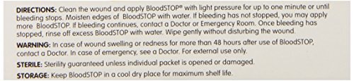 Bloodstop Hemostatic Gauze Controls Bleeding Fast10 Count