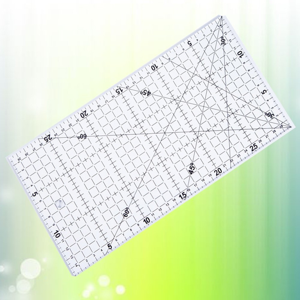 Square Sewing Ruler Measuring Board Rulers for Patterns Patchwork Quilting