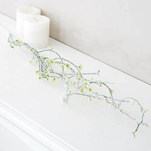 Sparkling Twig and Leaf Spray