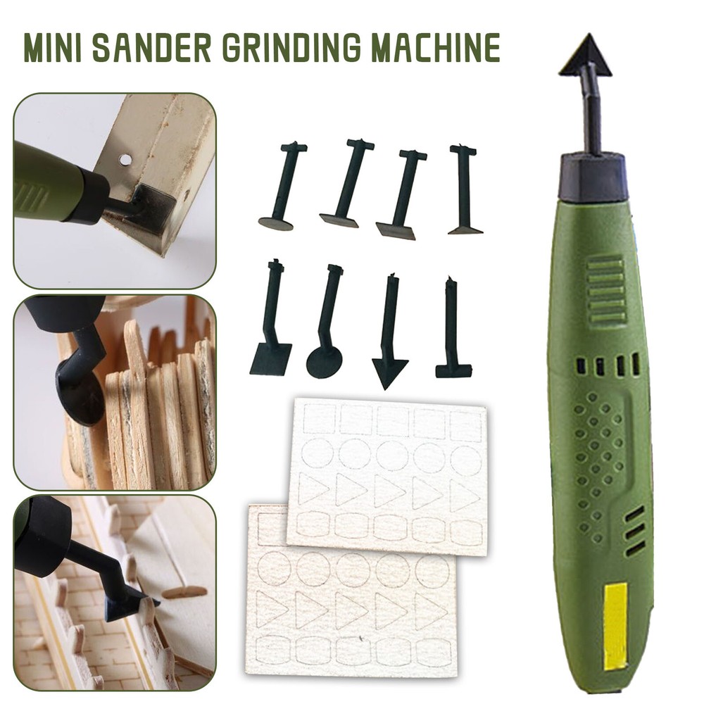 Pen Type Mini Sander Grinding Machine US Adapter Superfine Sander Etching Pen