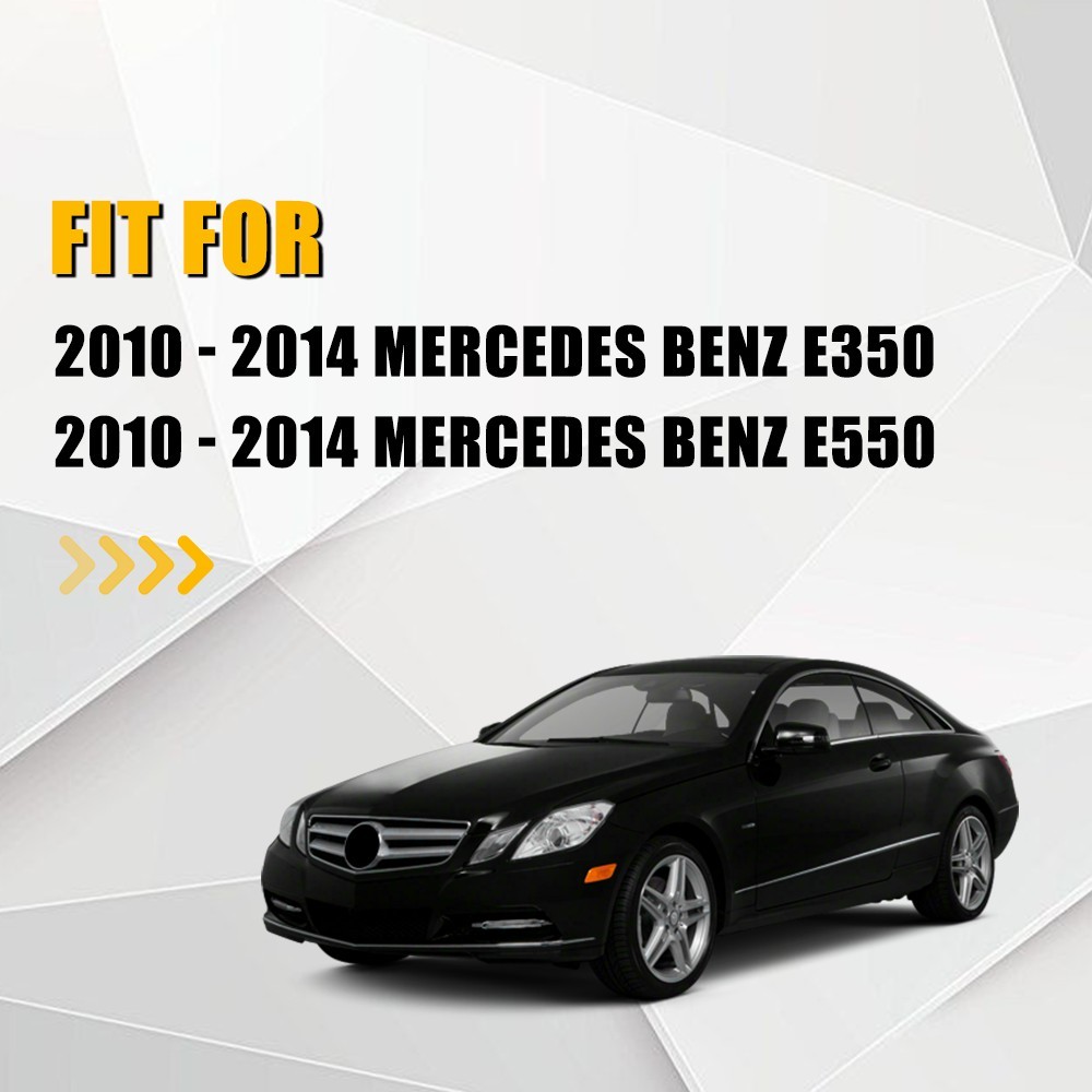 Driver Side Bottom Seat Cover 2010-2014 For Mercedes Benz E350 E550 Sedan Black